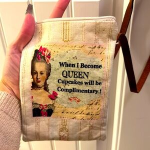 Marie Antoinette Meme Pouch Crossbody Purse